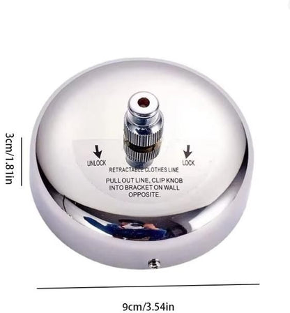 Stainless Steel Retractable Adjustable Clothesline (Pack of 1)